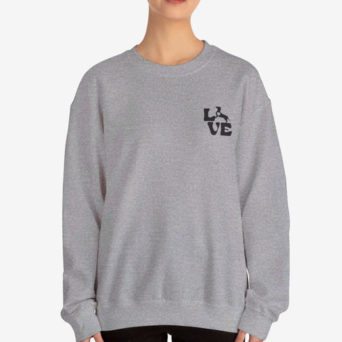 Dachshund Sweatshirt for Women - Dachshund Love Sweatshirt